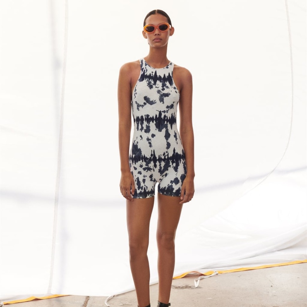 Zara tie dye jumpsuit